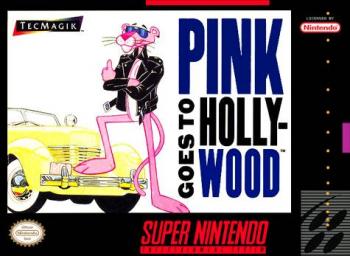 Cover Pink Panther in Pink Goes to Hollywood for Super Nintendo